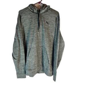 Puma XL Stretch Gray Men's Hoodie